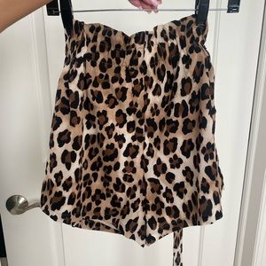 Leopard shorts